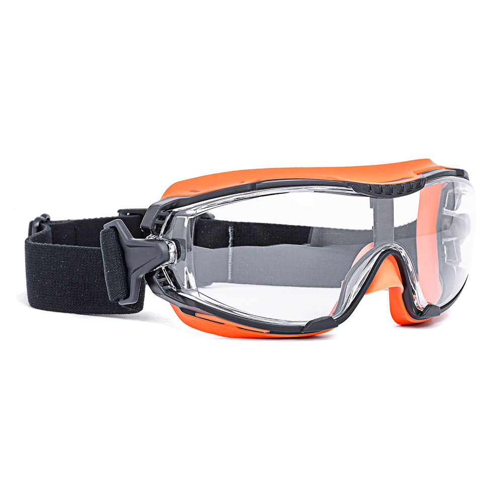 Infield Schutzbrille Defender PC AF AS UV orange/klar