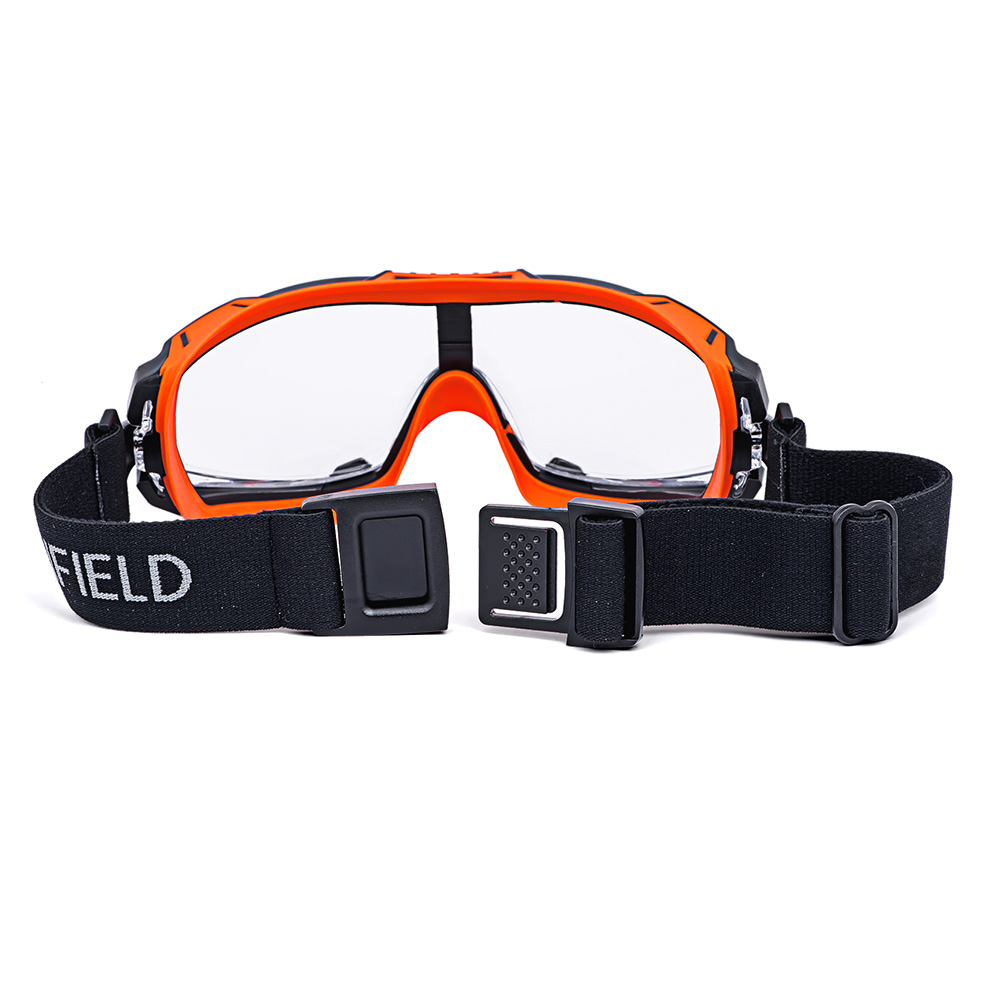 Infield Schutzbrille Defender PC AF AS UV orange/klar Bild 1