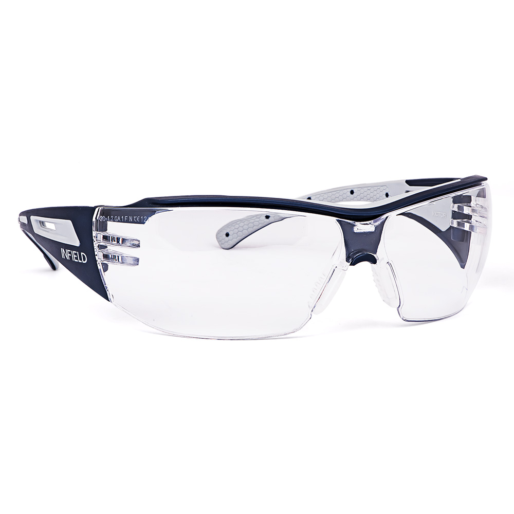 Infield Schutzbrille Victor PC AF AS UV blau/grau