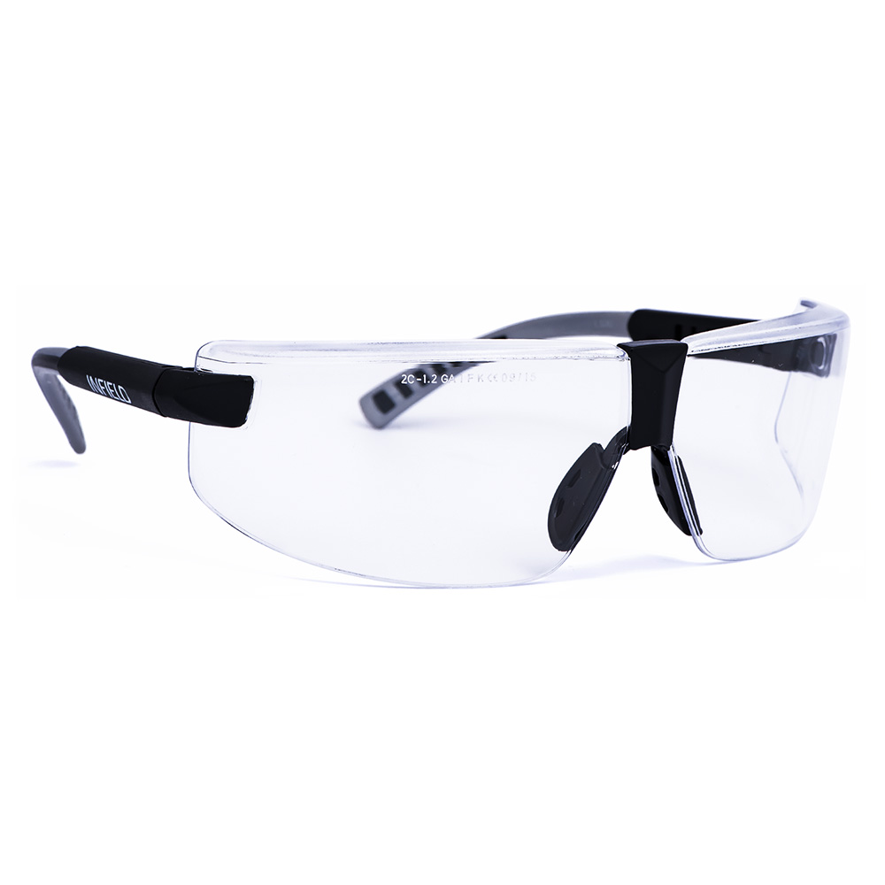 Infield Schutzbrille Exor PC HC AF AS UV schwarz/klar