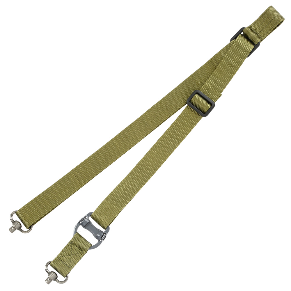 nHelmet 1- / 2-Punkt Tragegurt Tactical Multi-Mission QD mit QD-Halterungen oliv