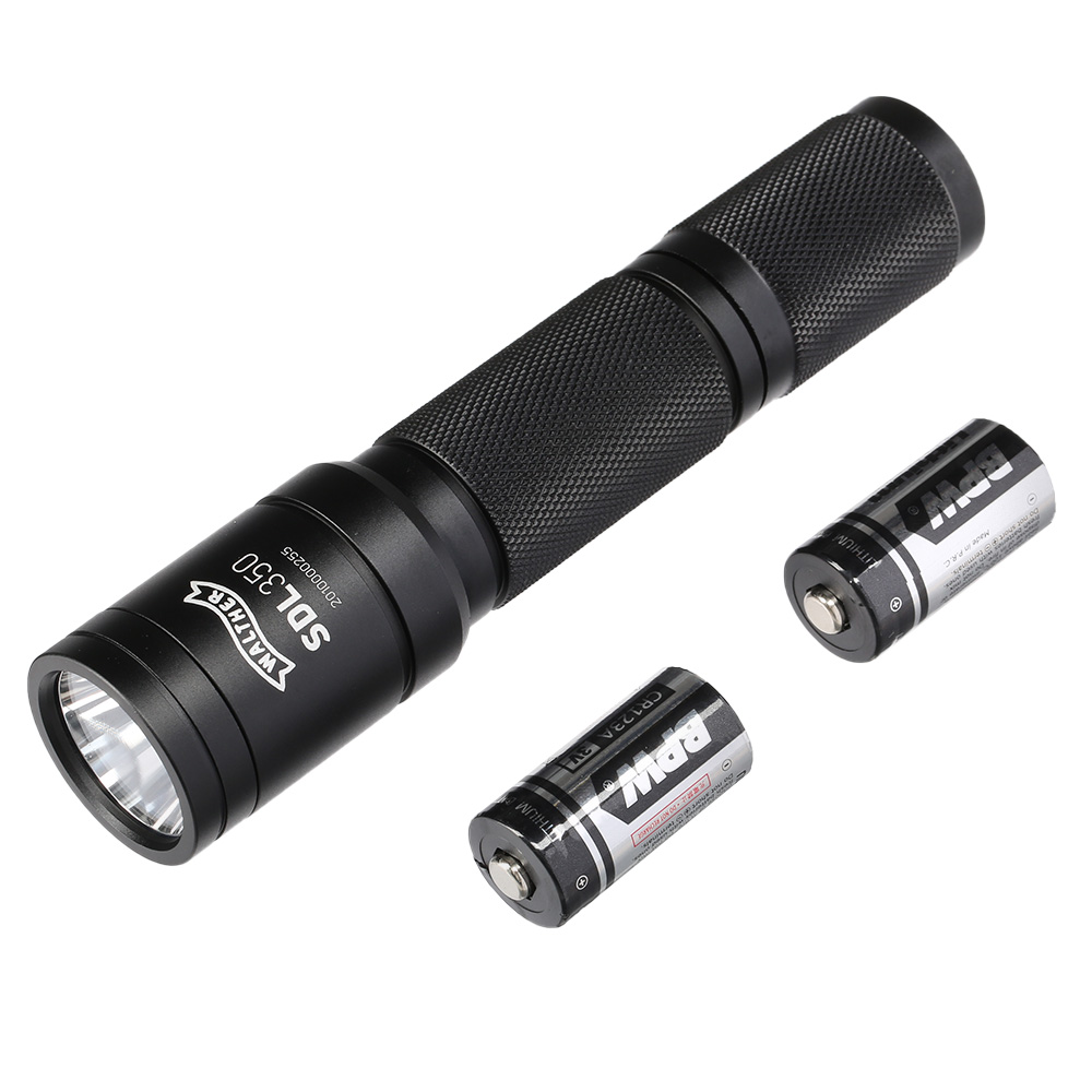 Walther Taschenlampe SDL350 Taschenlampen LED betrieben mit Batterie NEU