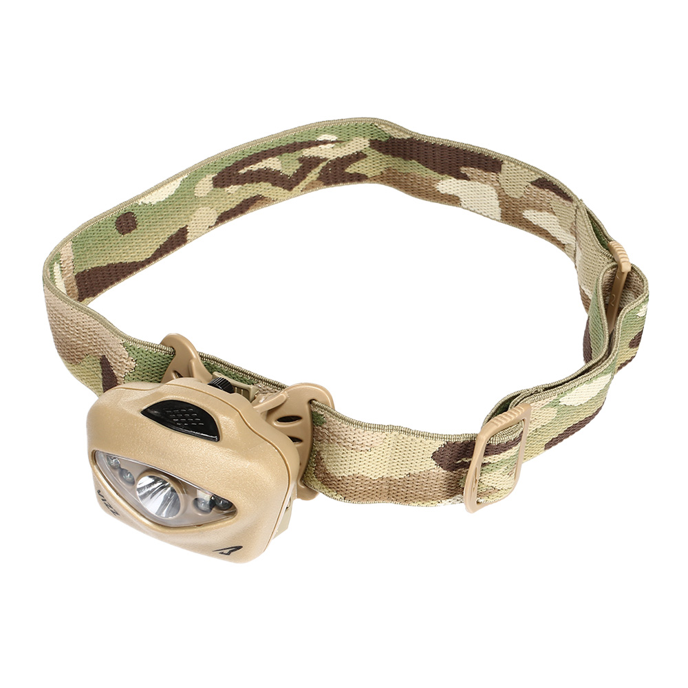 Princeton Tec Kopflampe VIZZ MPLS 420 Lumen coyote/multicam Band