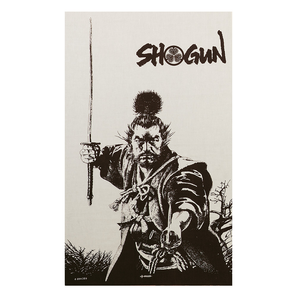 Samuraituch Shogun Wanddekoration 77 x 50 cm