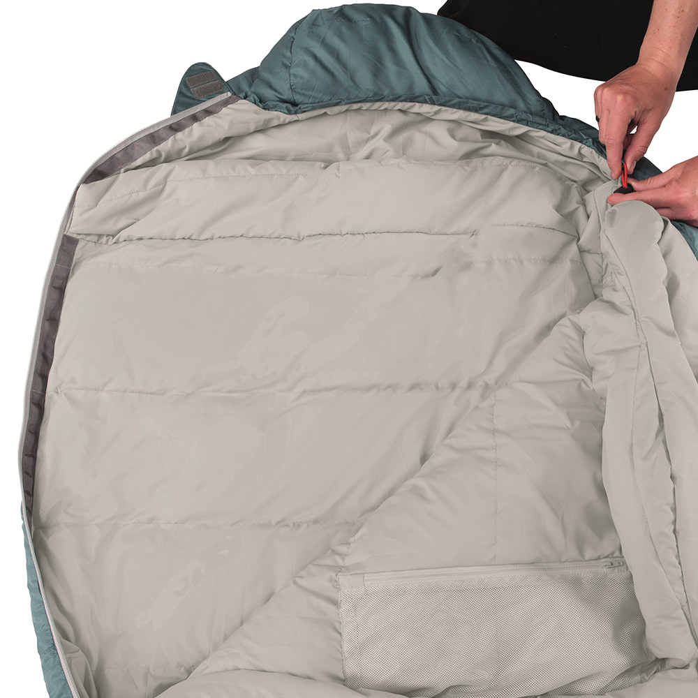 Robens Mumienschlafsack Gully 300 Ocean Blue L bis zu 195 cm Krpergre Bild 1