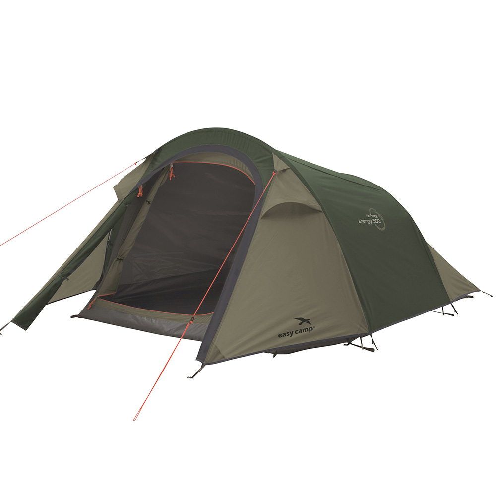 Easy Camp Tunnelzelt Energy 300 Rustic Green fr max. 3 Personen