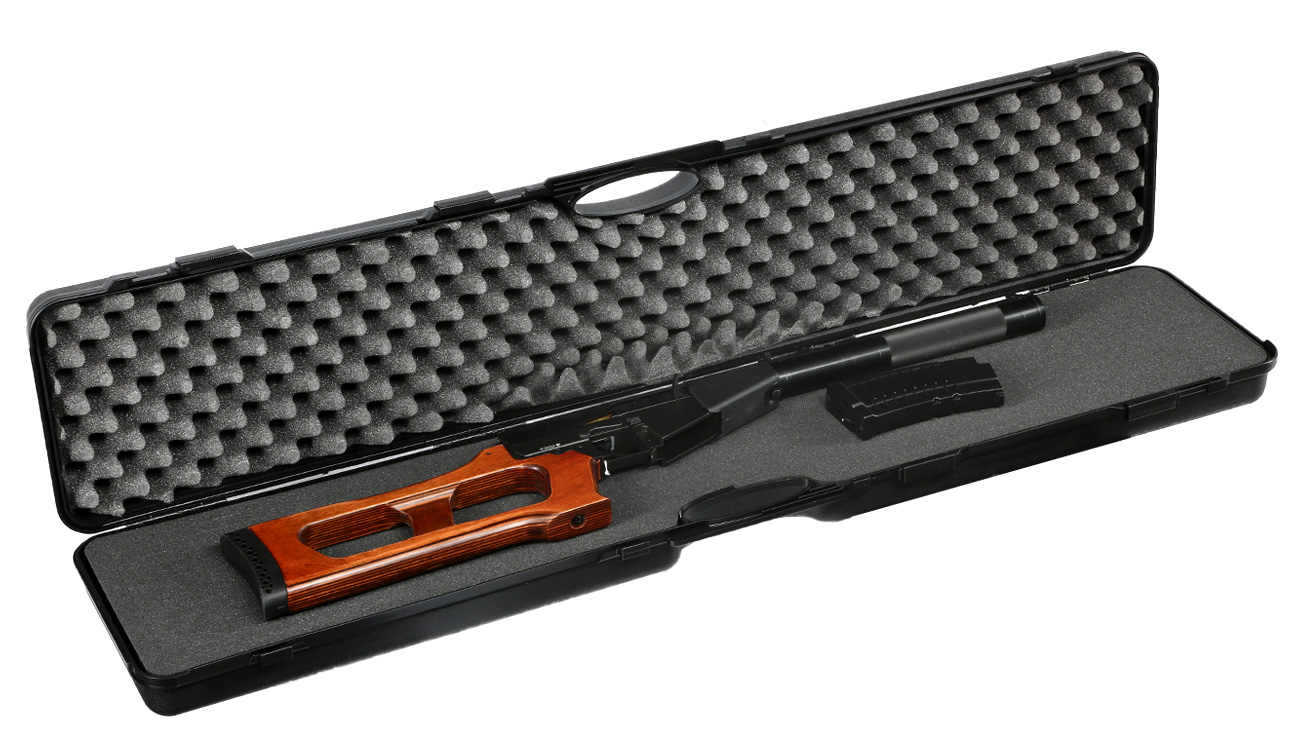 Nuprol Essentials Large Hard Case Waffenkoffer 123,5 x 26,5 x 11 cm PnP-Schaumstoff schwarz Bild 4