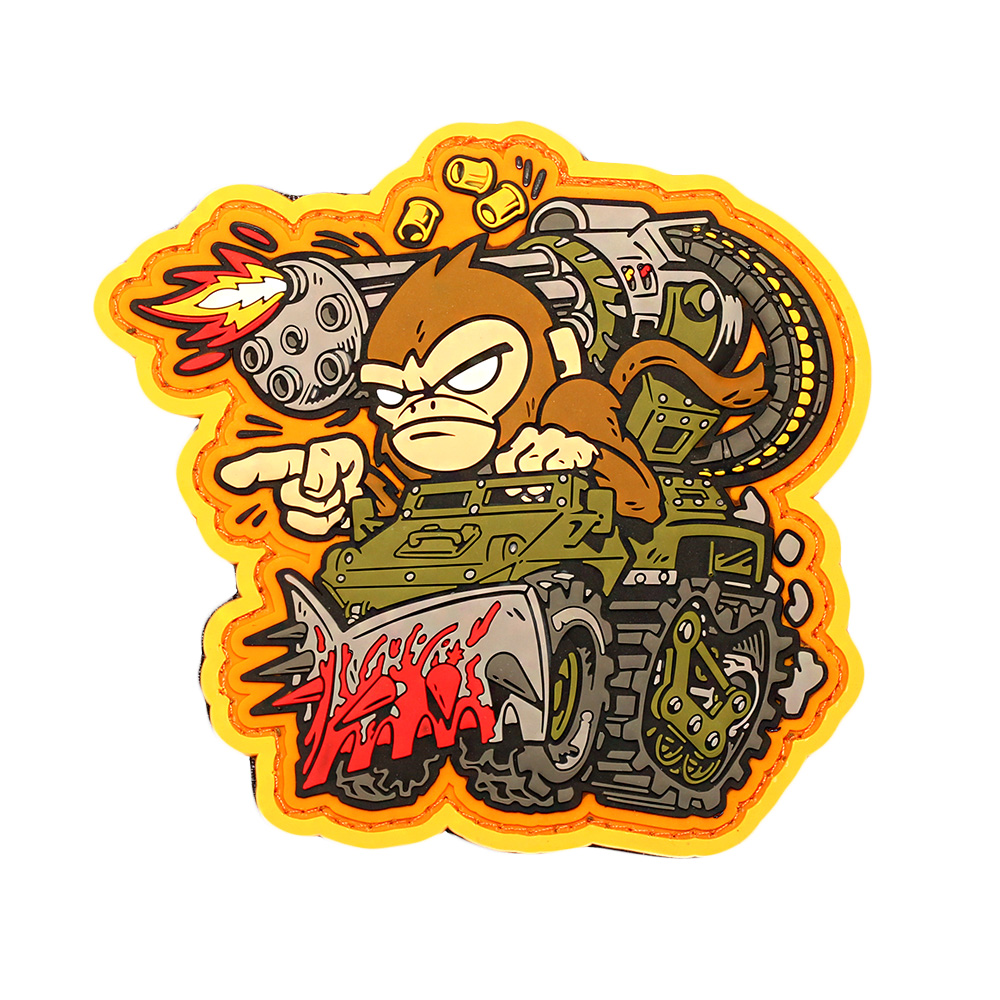 Mil-Spec Monkey 3D Rubber Patch mit Klettflche War Machine Monkey 1 multicam