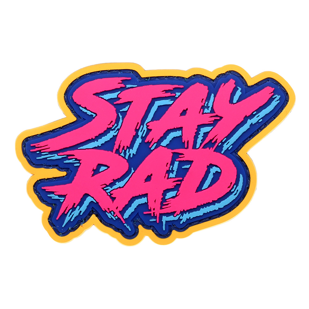 Mil-Spec Monkey 3D Rubber Patch mit Klettflche Stay Rad pink