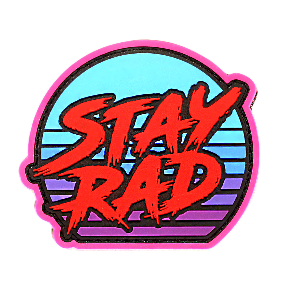 Mil-Spe Monkey 3D Rubber Patch Stay Rad Sunset night