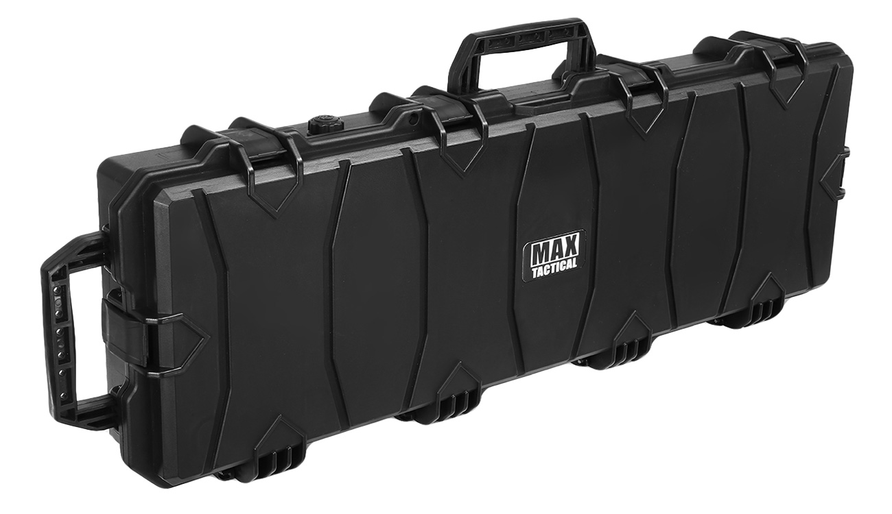 MAX Tactical Large Hard Case Waffenkoffer / Trolley 102 x 36,5 x 14,5 cm Waben-Schaumstoff schwarz Bild 1