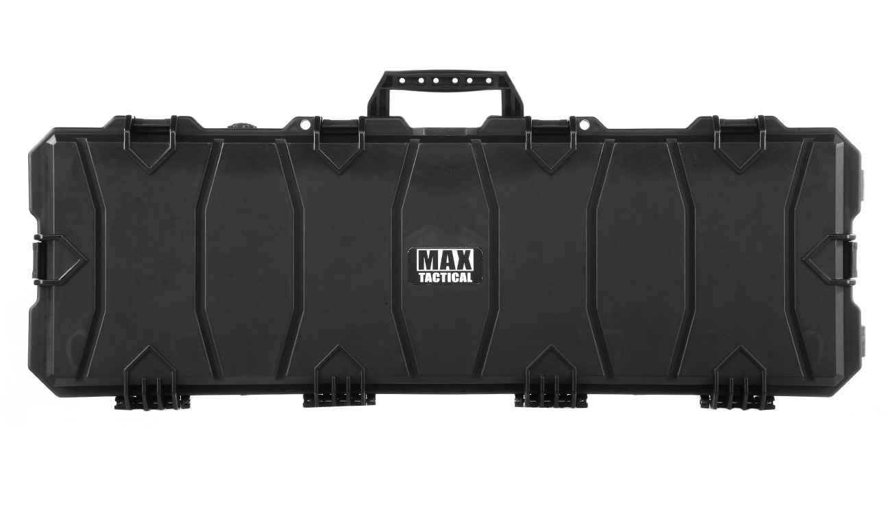 MAX Tactical Large Hard Case Waffenkoffer / Trolley 102 x 36,5 x 14,5 cm Waben-Schaumstoff schwarz Bild 2