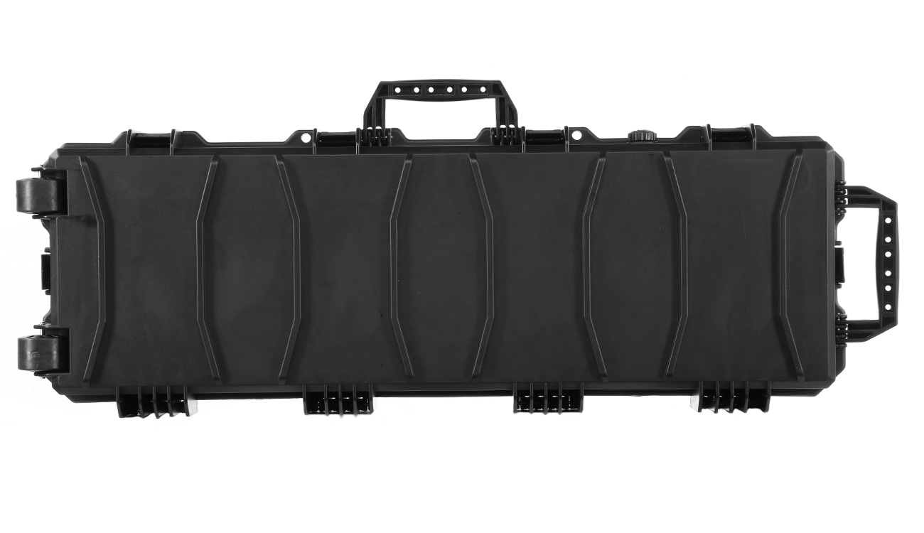 MAX Tactical Large Hard Case Waffenkoffer / Trolley 102 x 36,5 x 14,5 cm Waben-Schaumstoff schwarz Bild 3