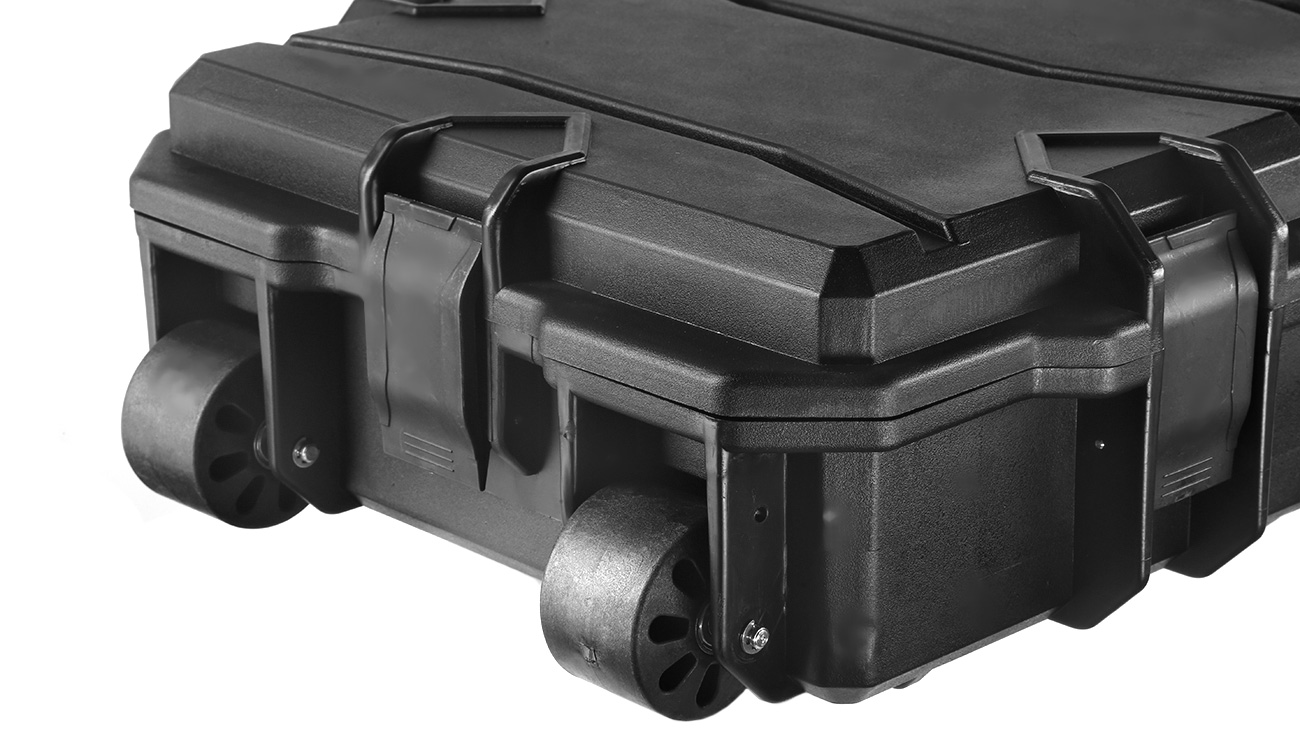 MAX Tactical Large Hard Case Waffenkoffer / Trolley 102 x 36,5 x 14,5 cm Waben-Schaumstoff schwarz Bild 8