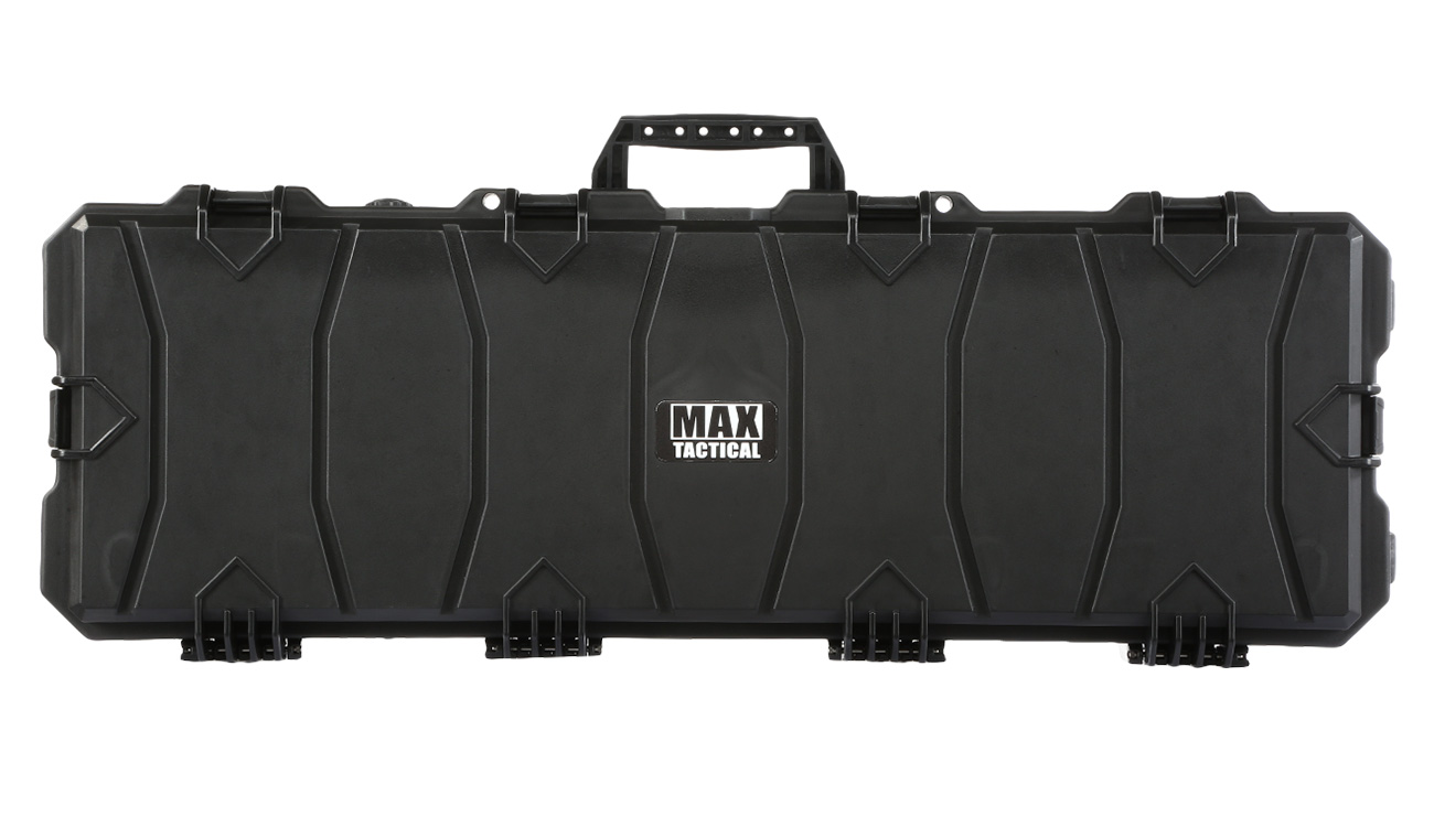 MAX Tactical Large Hard Case Waffenkoffer / Trolley 102 x 36,5 x 14,5 cm PnP-Schaumstoff schwarz Bild 1