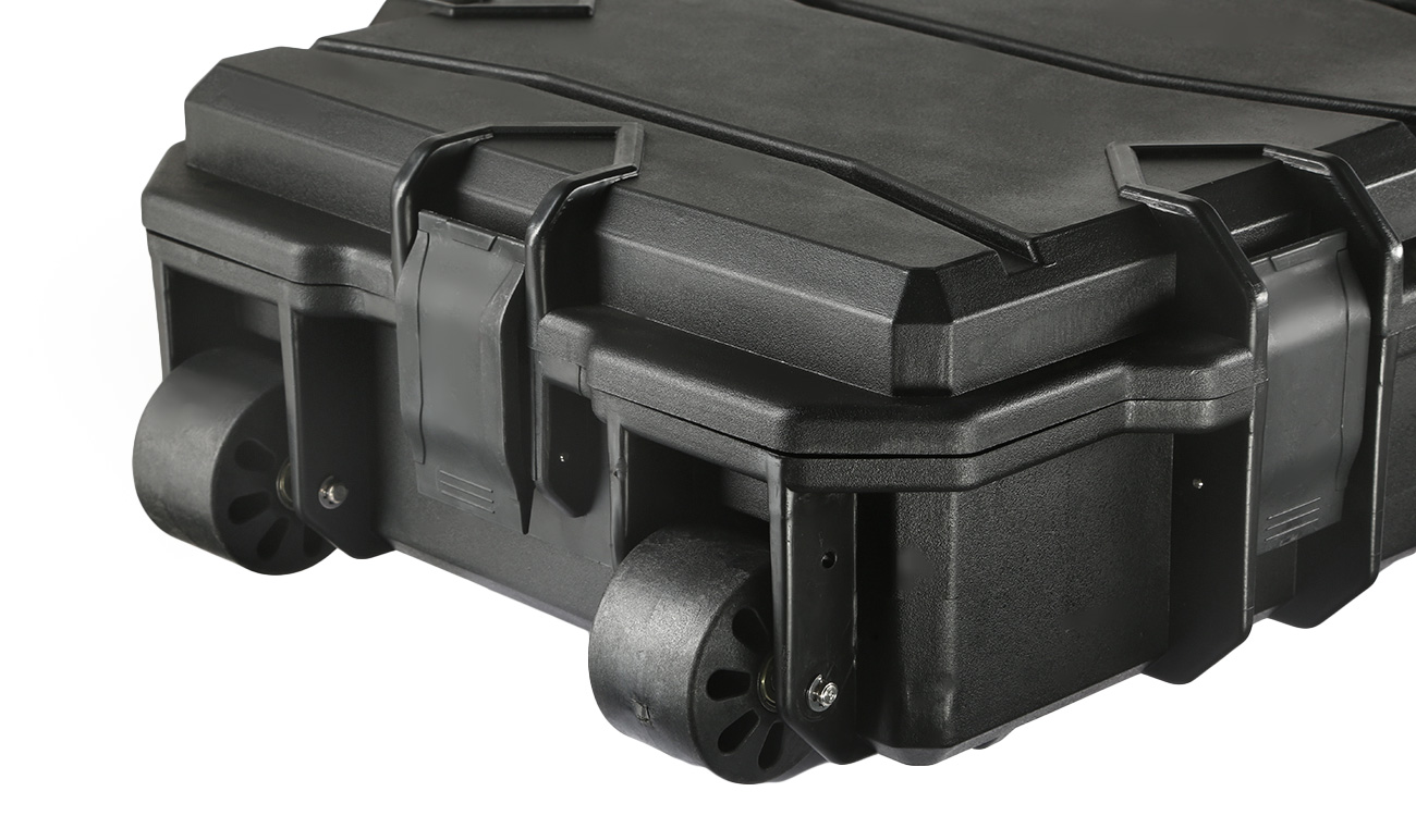 MAX Tactical Large Hard Case Waffenkoffer / Trolley 102 x 36,5 x 14,5 cm PnP-Schaumstoff schwarz Bild 1