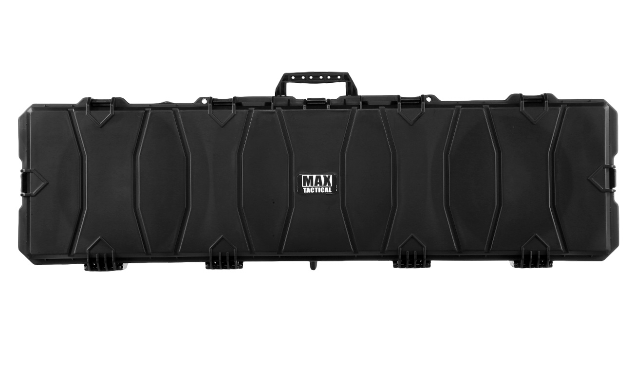 MAX Tactical X-Large Hard Case Waffenkoffer / Trolley 139 x 40 x 14,5 cm Waben-Schaumstoff schwarz Bild 2