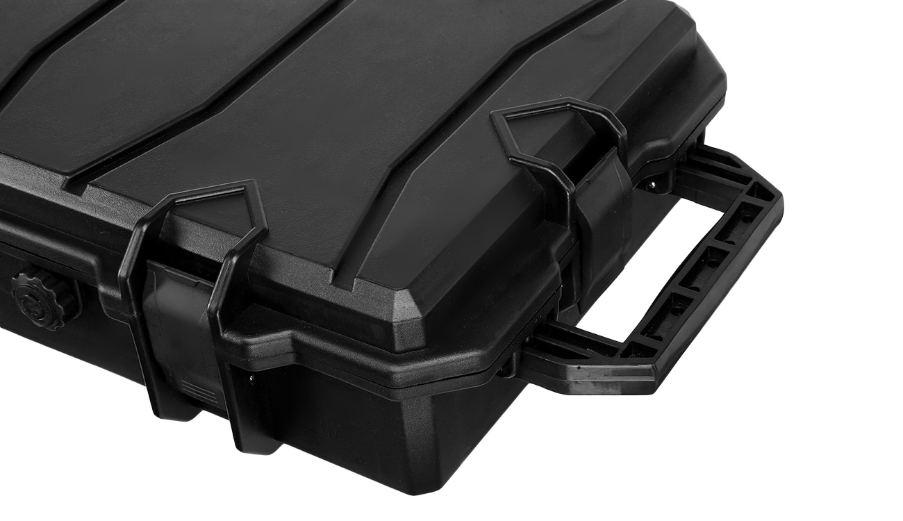 MAX Tactical X-Large Hard Case Waffenkoffer / Trolley 139 x 40 x 14,5 cm Waben-Schaumstoff schwarz Bild 9