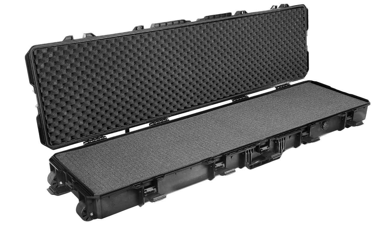 MAX Tactical X-Large Hard Case Waffenkoffer / Trolley 139 x 40 x 14,5 cm PnP-Schaumstoff schwarz Bild 6