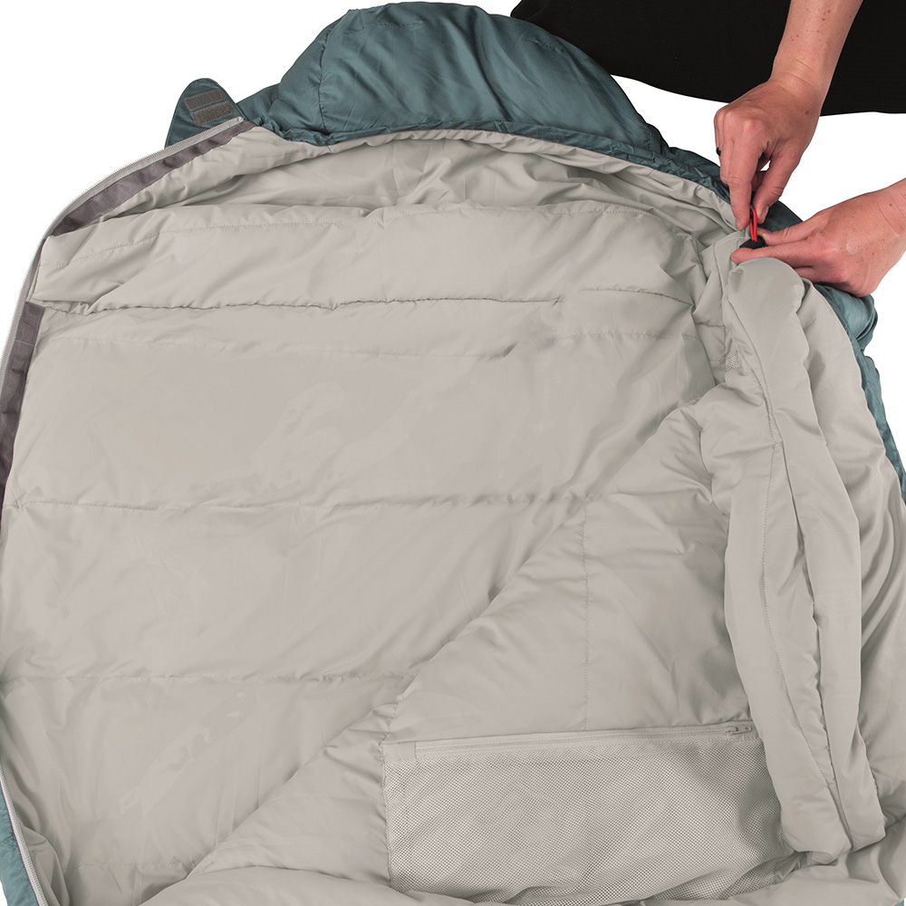 Robens Mumienschlafsack Gully 600 Ocean Blue bis zu 195 cm Krpergre Bild 5