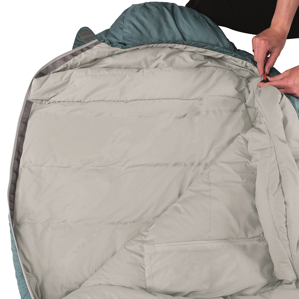Robens Mumienschlafsack Gully 900 Ocean Blue bis zu 195 cm Krpergre Bild 1