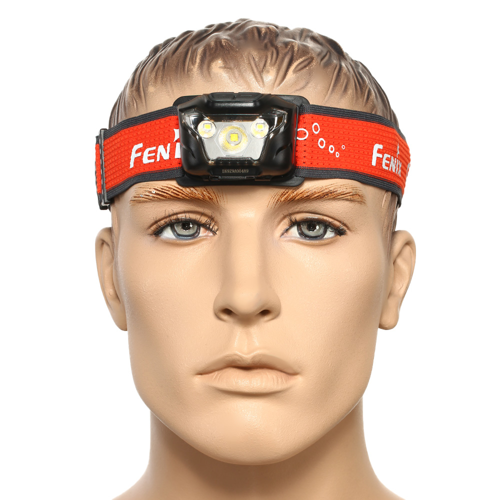 Fenix Kopflampe HL18 R-T 500 Lumen schwarz/orange Bild 1