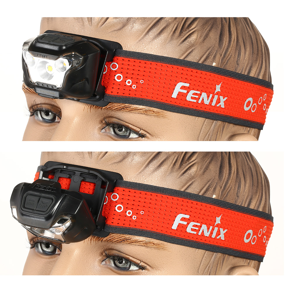Fenix Kopflampe HL18 R-T 500 Lumen schwarz/orange Bild 2
