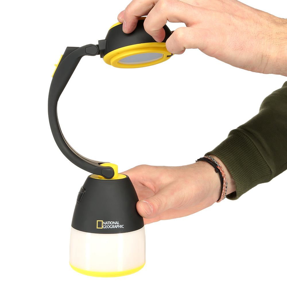 National Geographic 3in1 Outdoor Laterne schwarz/gelb Bild 1