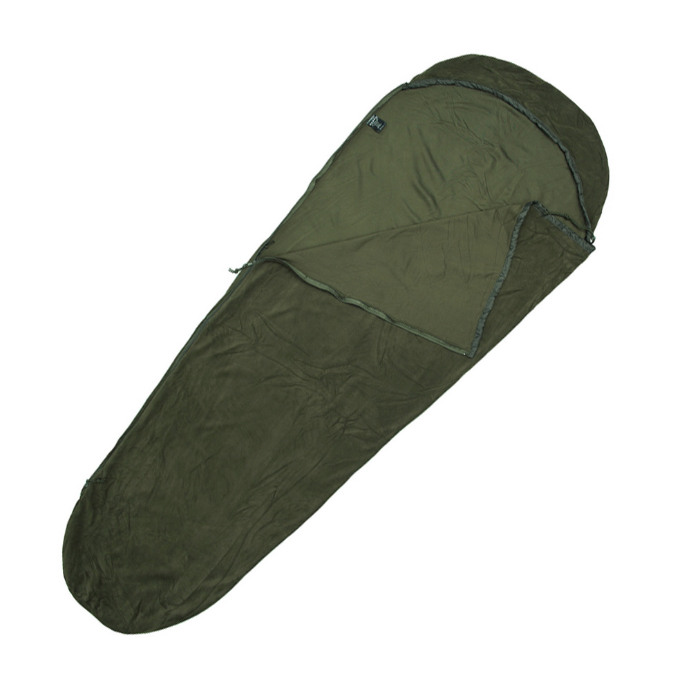 Fosco Fleece Mumienschlafsack Bushcraft Serie oliv