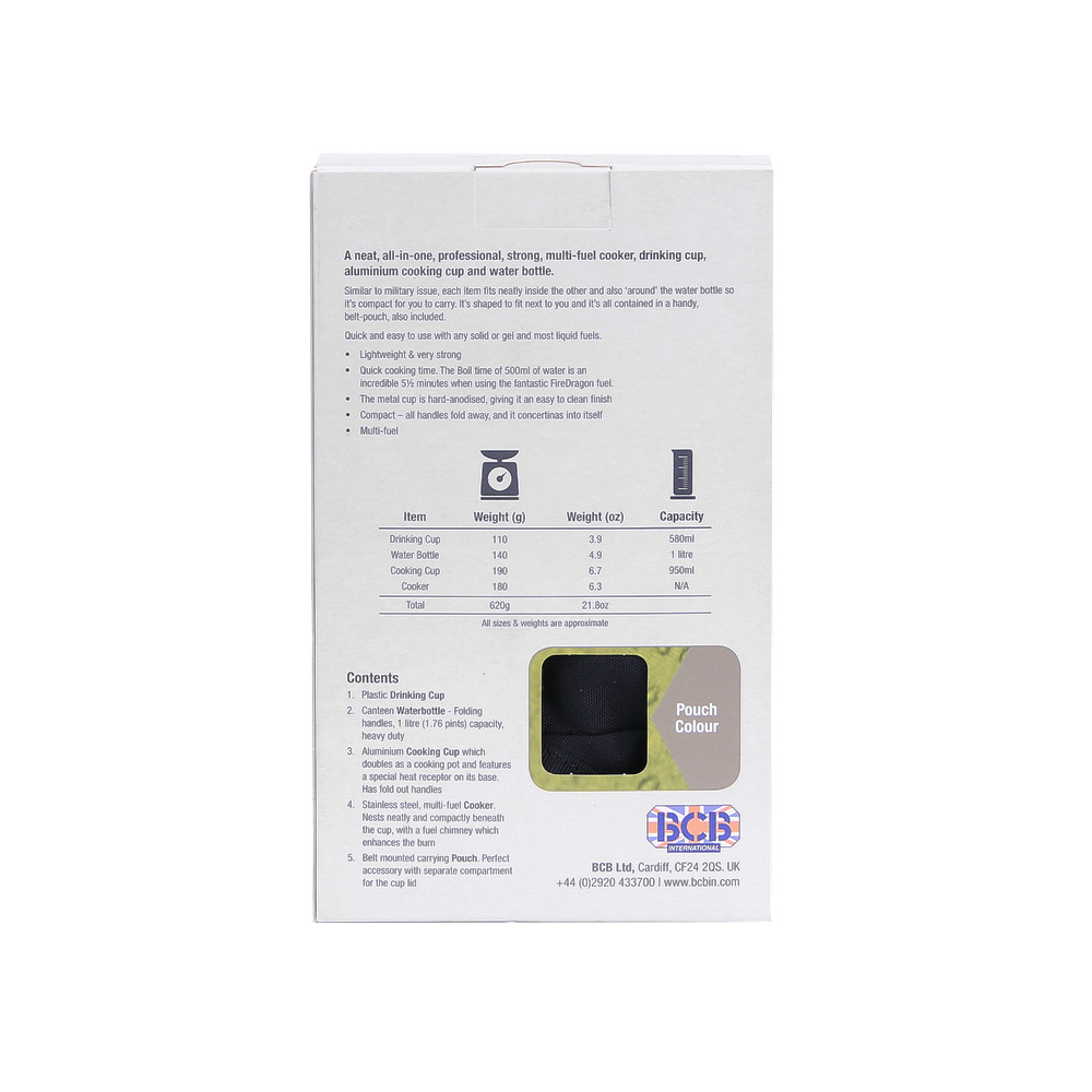 BCB Adventure Kochsystem All-in-One 5 tlg. fr Brennstoffe Bild 1