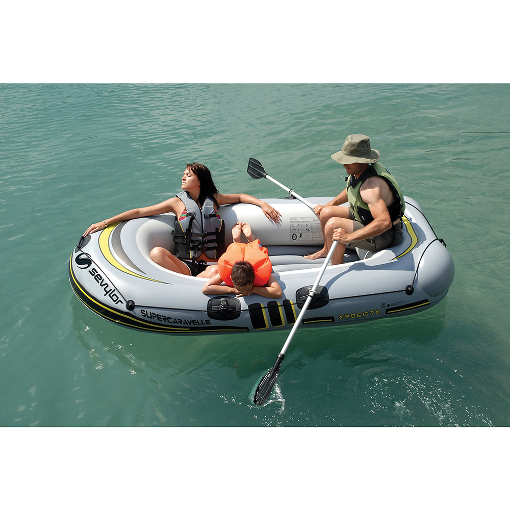 Sevylor Schlauchboot Supercaravelle XR 86 GTX-7 fr max. 3 Personen grau Bild 1