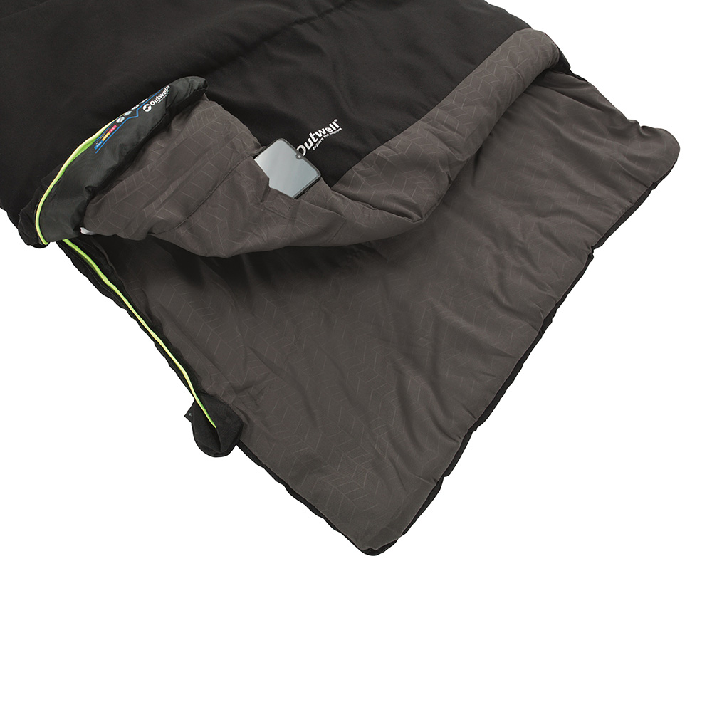 Outwell Deckenschlafsack Celebration Lux schwarz bis 195 cm Krpergre Bild 2