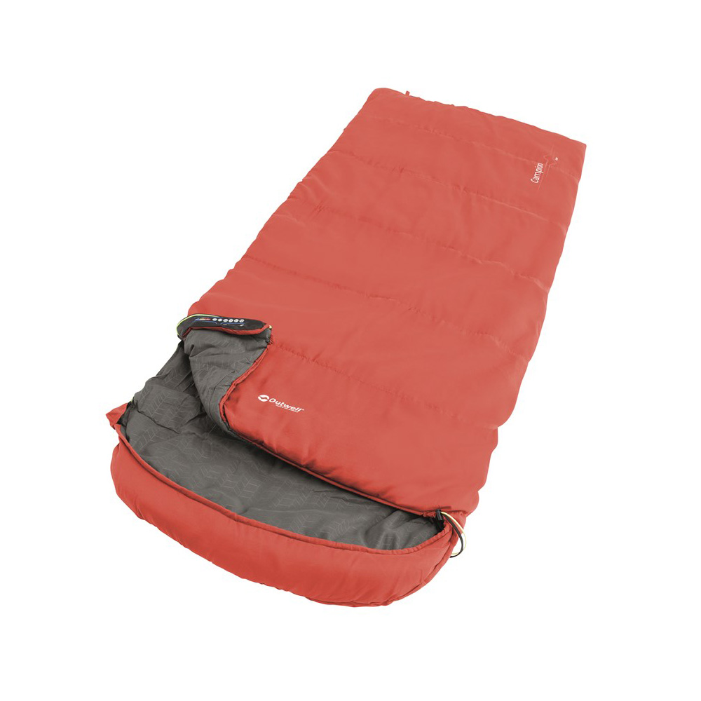 Outwell Deckenschlafsack Campion Lux rot