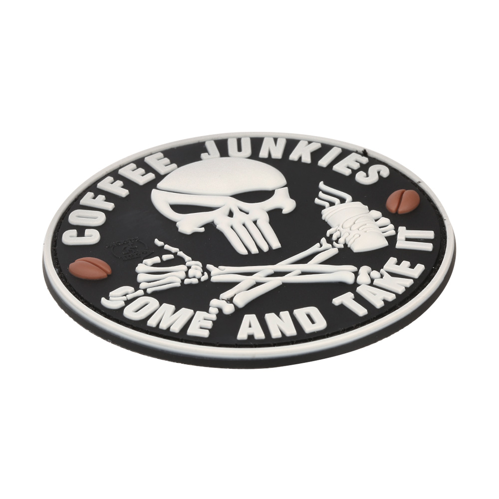 JTG 3D Rubber Patch mit Klettflche Coffee Junkies swat Bild 1