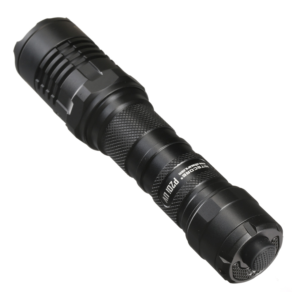 Nitecore LED-Taschenlampe P20i UV 1800 Lumen UV Licht inkl. Tactical Holster schwarz Bild 1