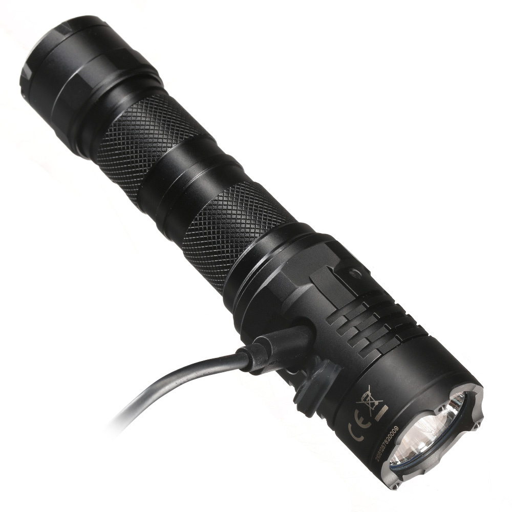 Nitecore LED-Taschenlampe P20i UV 1800 Lumen UV Licht inkl. Tactical Holster schwarz Bild 1