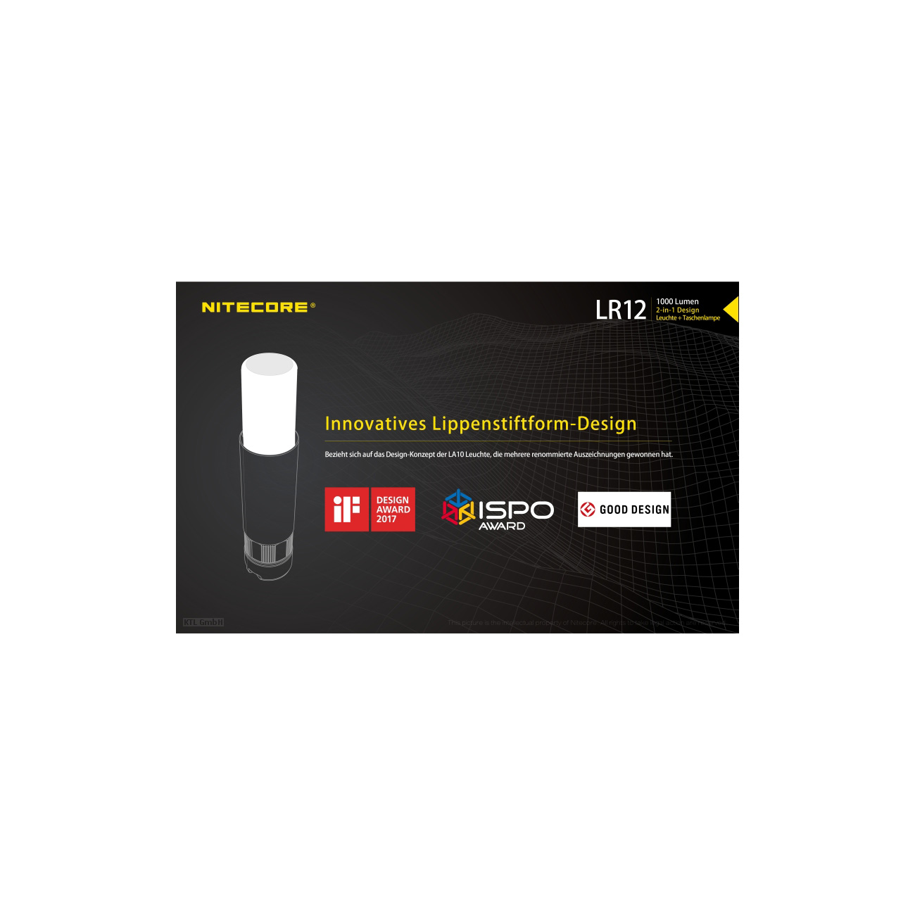 Nitecore Camping-Laterne LR12 1000 Lumen Bild 1