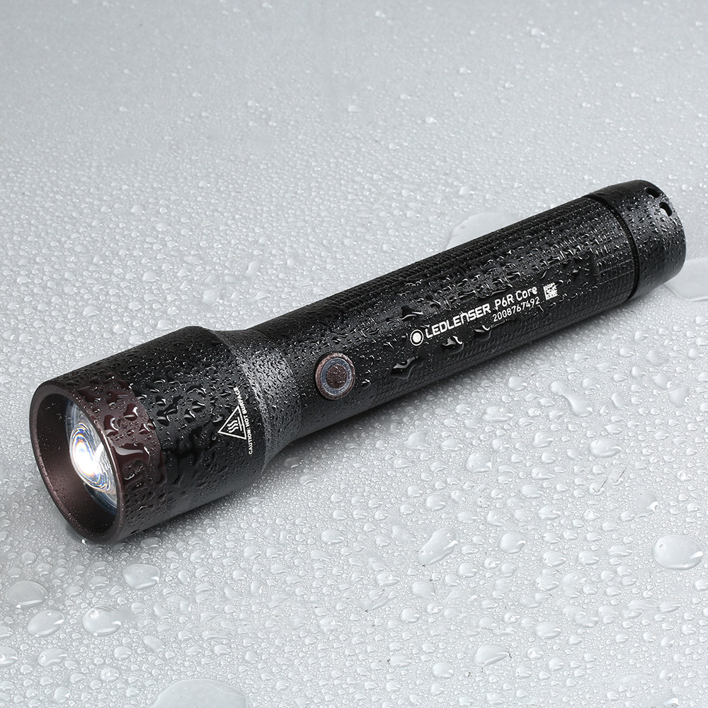 LED Lenser LED-Taschenlampe P6R Core 900 Lumen inkl. Handschlaufe, Akku schwarz Bild 1