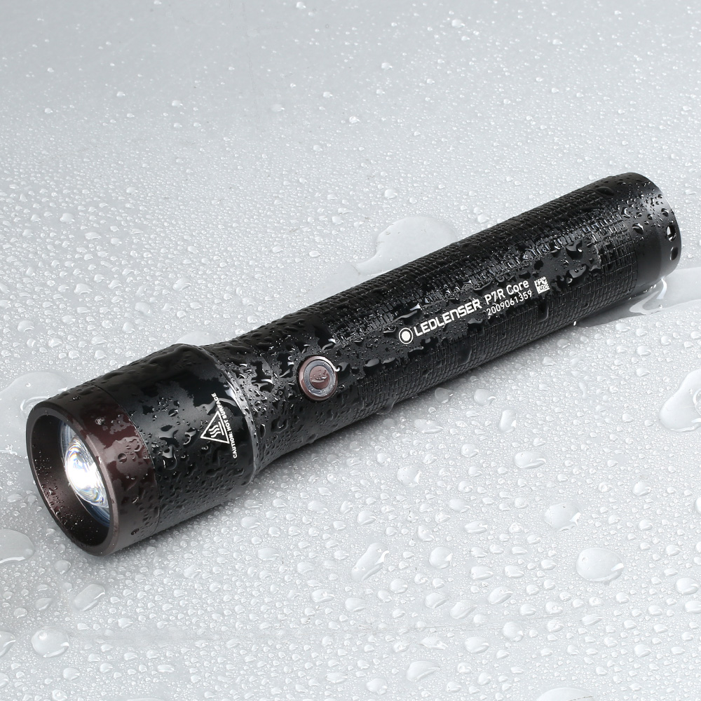 LED Lenser LED-Taschenlampe P7R Core 1400 Lumen inkl. Handschlaufe, Akku schwarz Bild 1