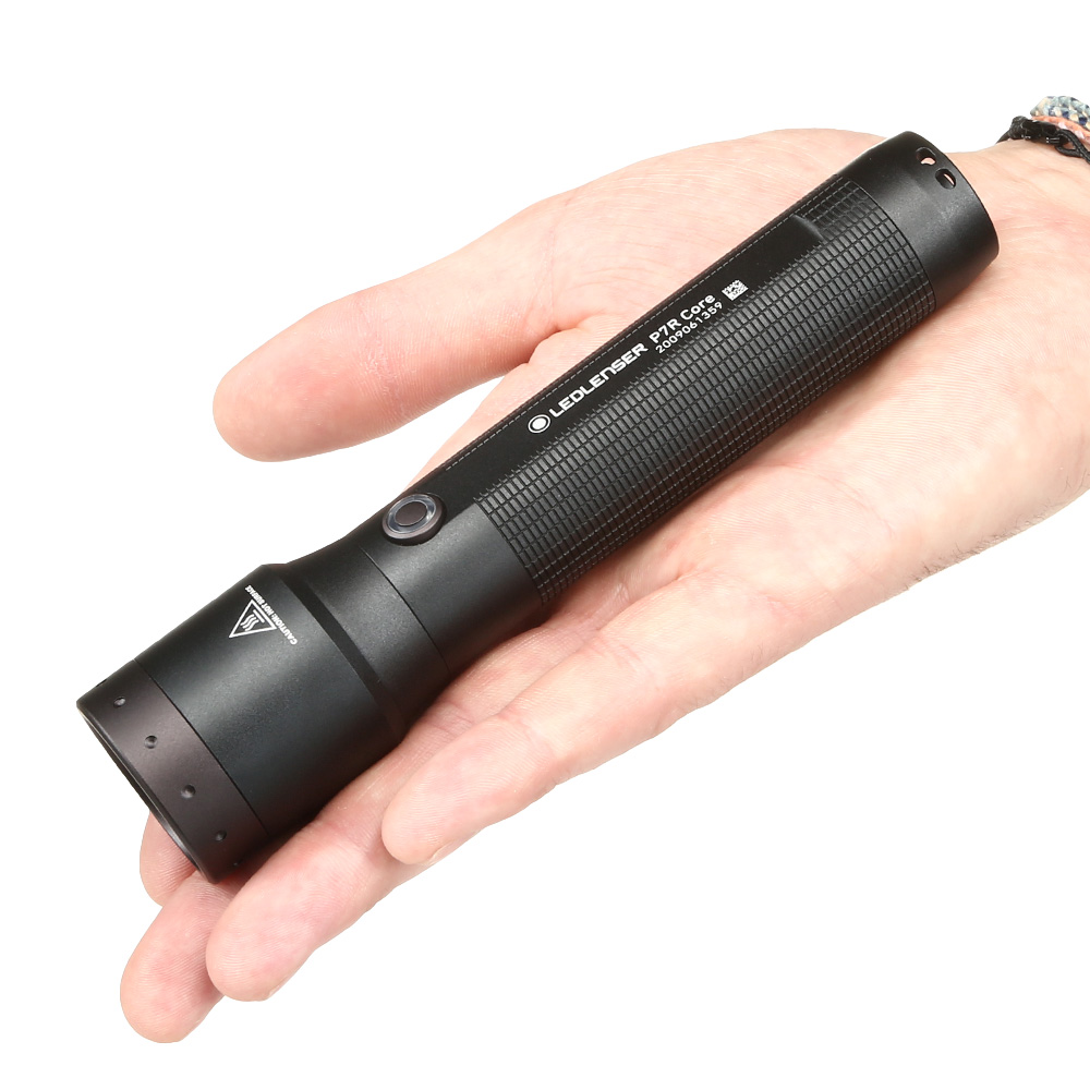 LED Lenser LED-Taschenlampe P7R Core 1400 Lumen inkl. Handschlaufe, Akku schwarz Bild 1