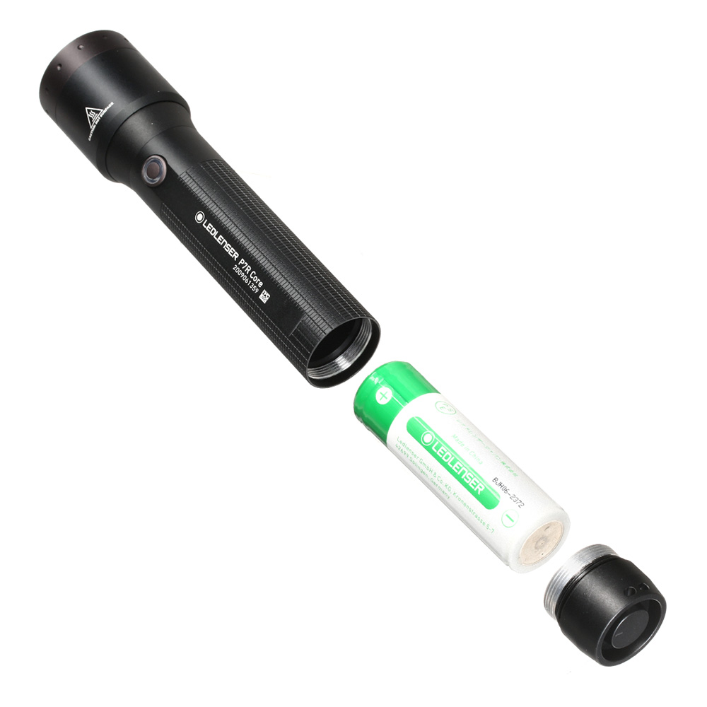 LED Lenser LED-Taschenlampe P7R Core 1400 Lumen inkl. Handschlaufe, Akku schwarz Bild 1