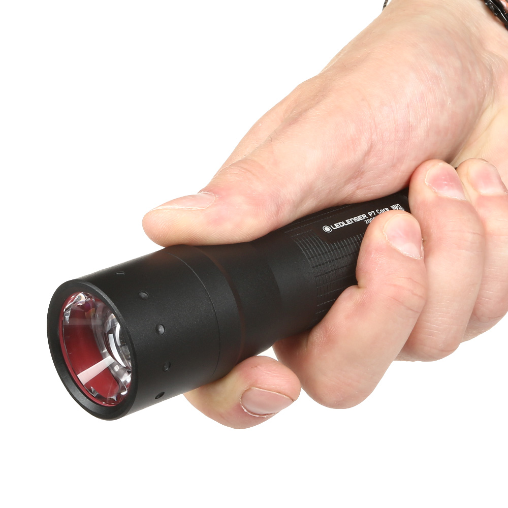 LED Lenser LED-Taschenlampe P7 Core 450 Lumen inkl. Handschlaufe schwarz Bild 7