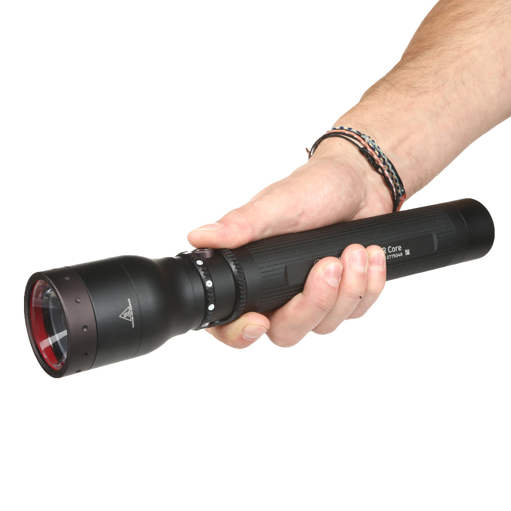 LED Lenser LED-Taschenlampe P17R Core 1200 Lumen inkl. Wand- und Grtelhalterung schwarz Bild 1