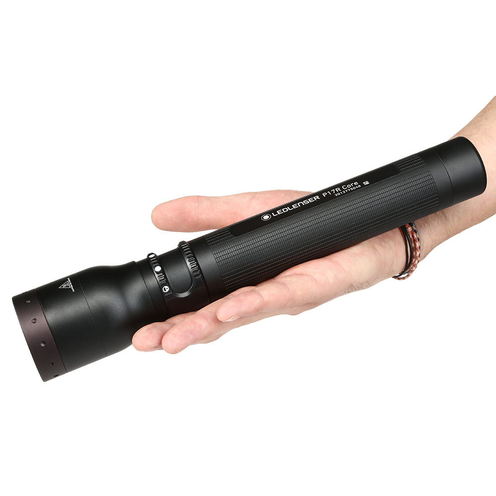 LED Lenser LED-Taschenlampe P17R Core 1200 Lumen inkl. Wand- und Grtelhalterung schwarz Bild 1