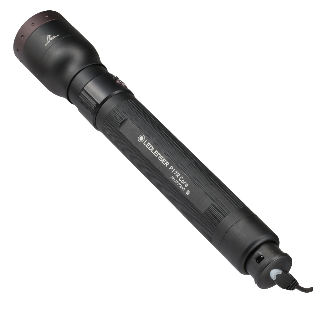 LED Lenser LED-Taschenlampe P17R Core 1200 Lumen inkl. Wand- und Gürtelhalterung schwarz Bild 1