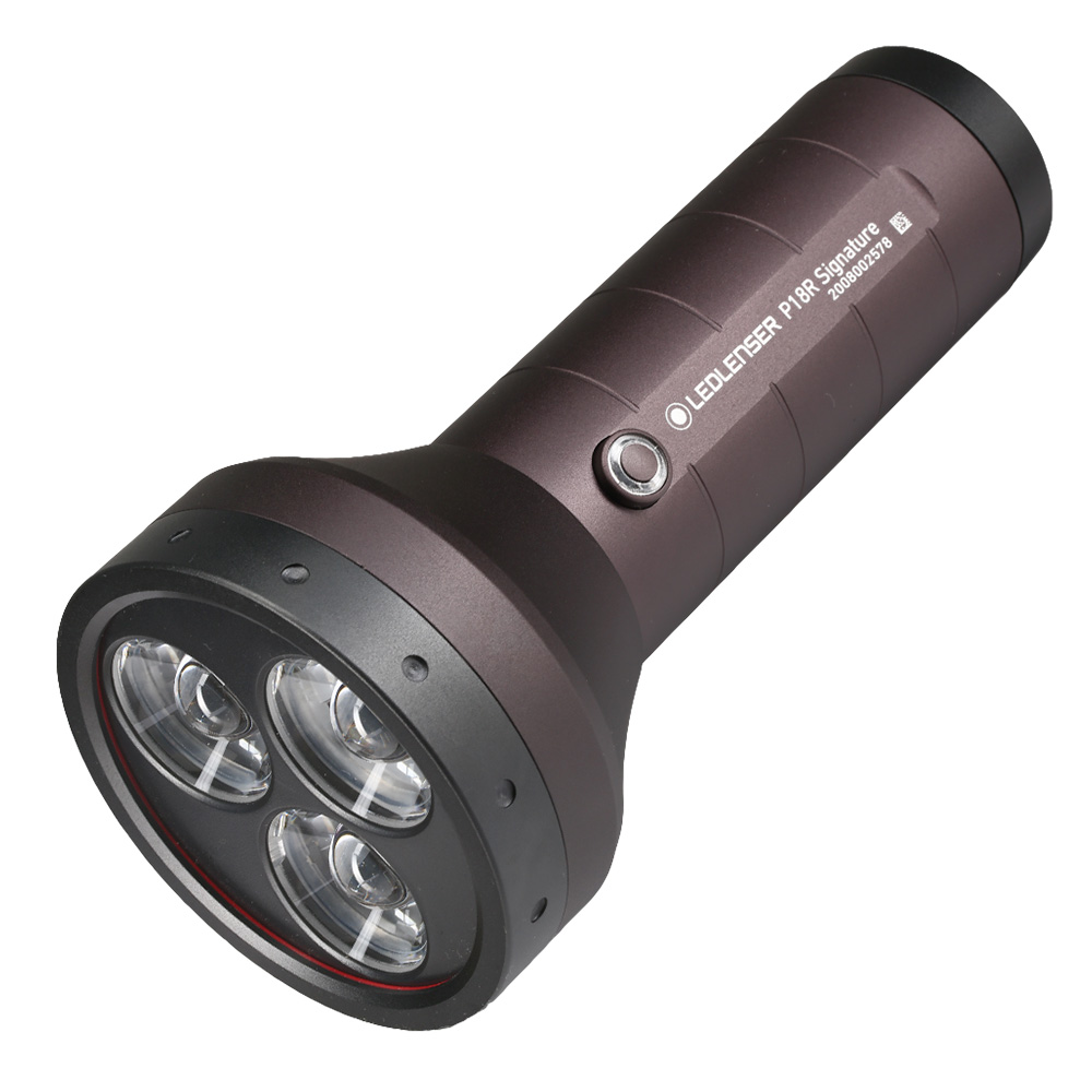 LED Lenser LED-Taschenlampe P18R Signature 4500 Lumen inkl. Akku schwarz