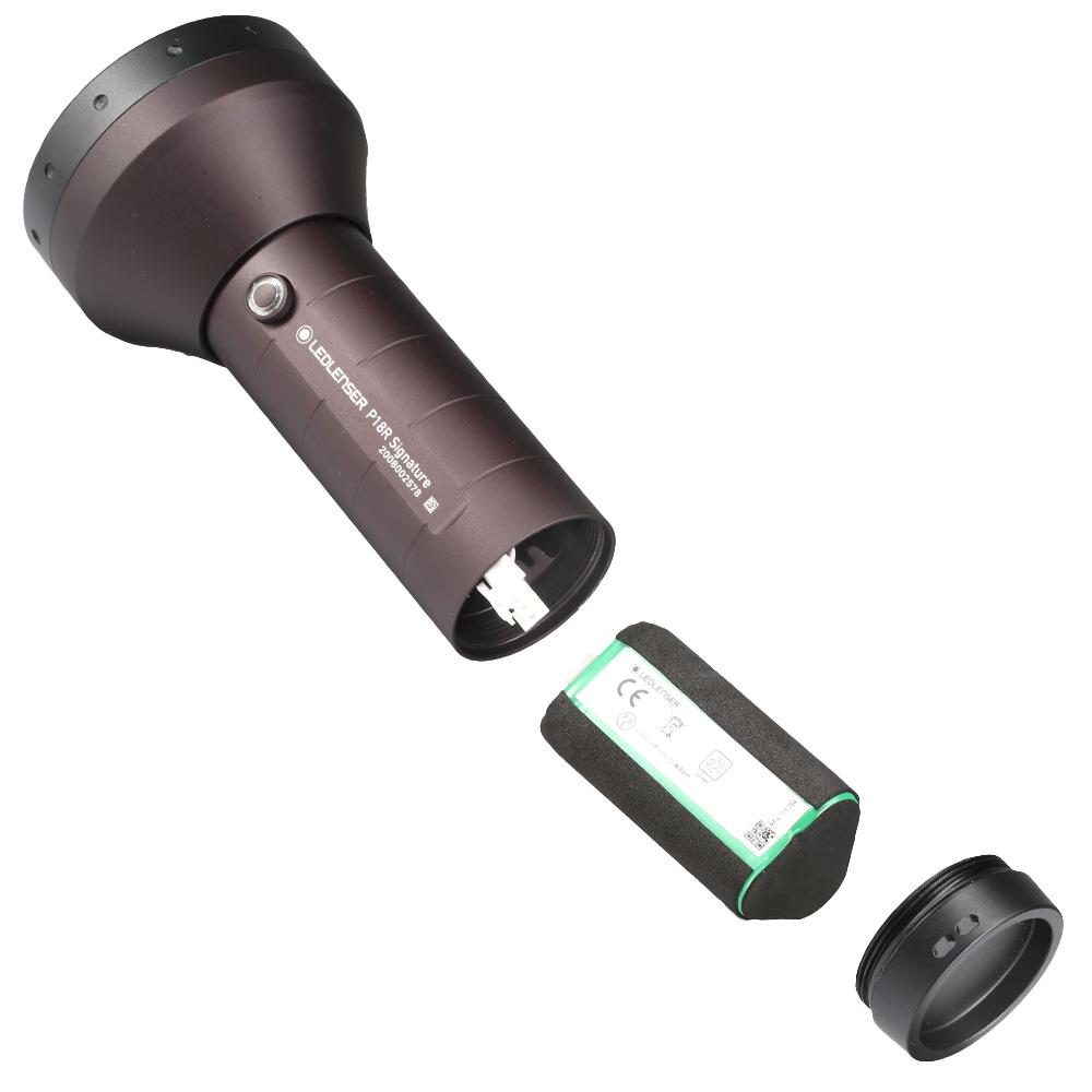 LED Lenser LED-Taschenlampe P18R Signature 4500 Lumen inkl. Akku schwarz Bild 1