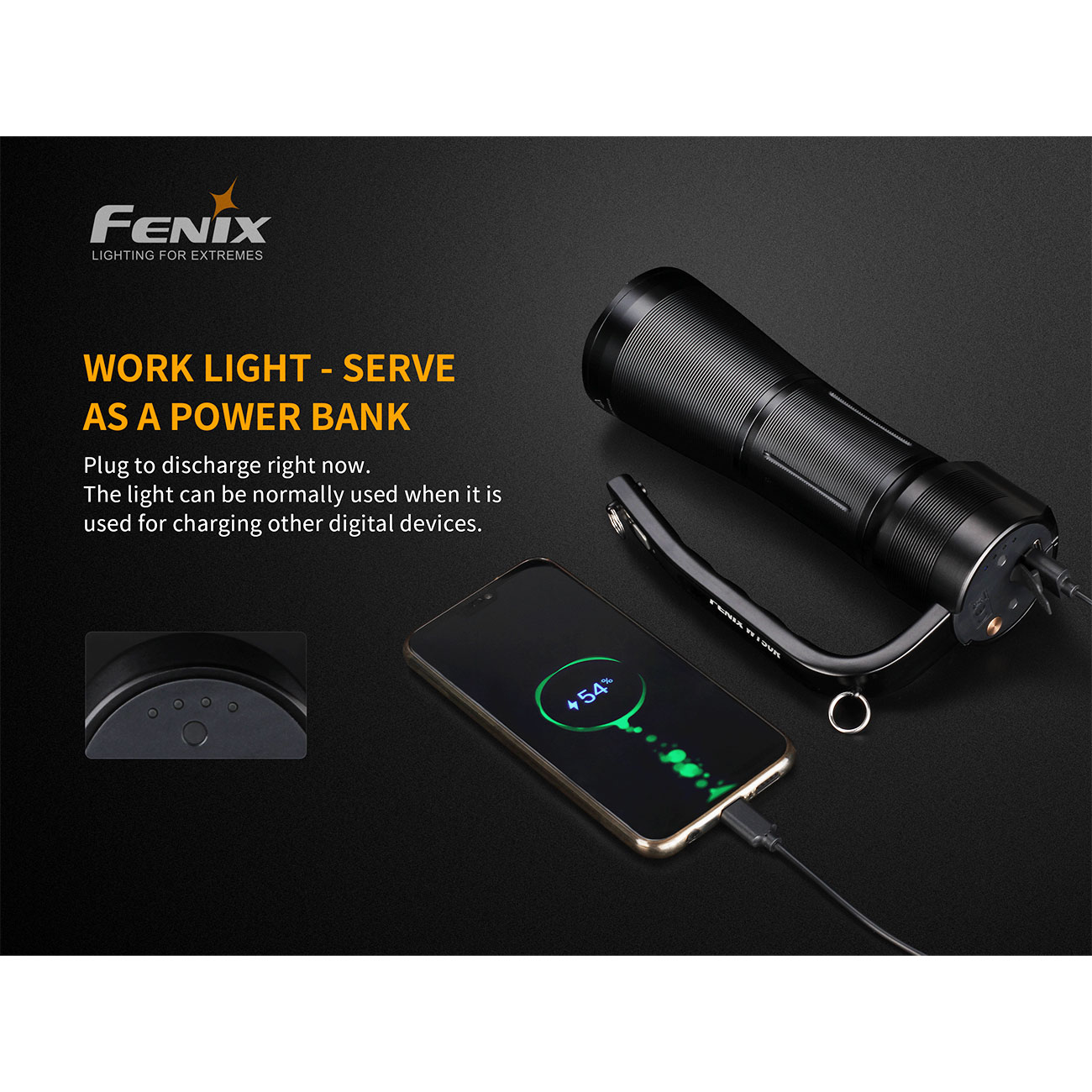 Fenix Handscheinwerfer WT50R multifunktional 3700 Lumen Bild 7