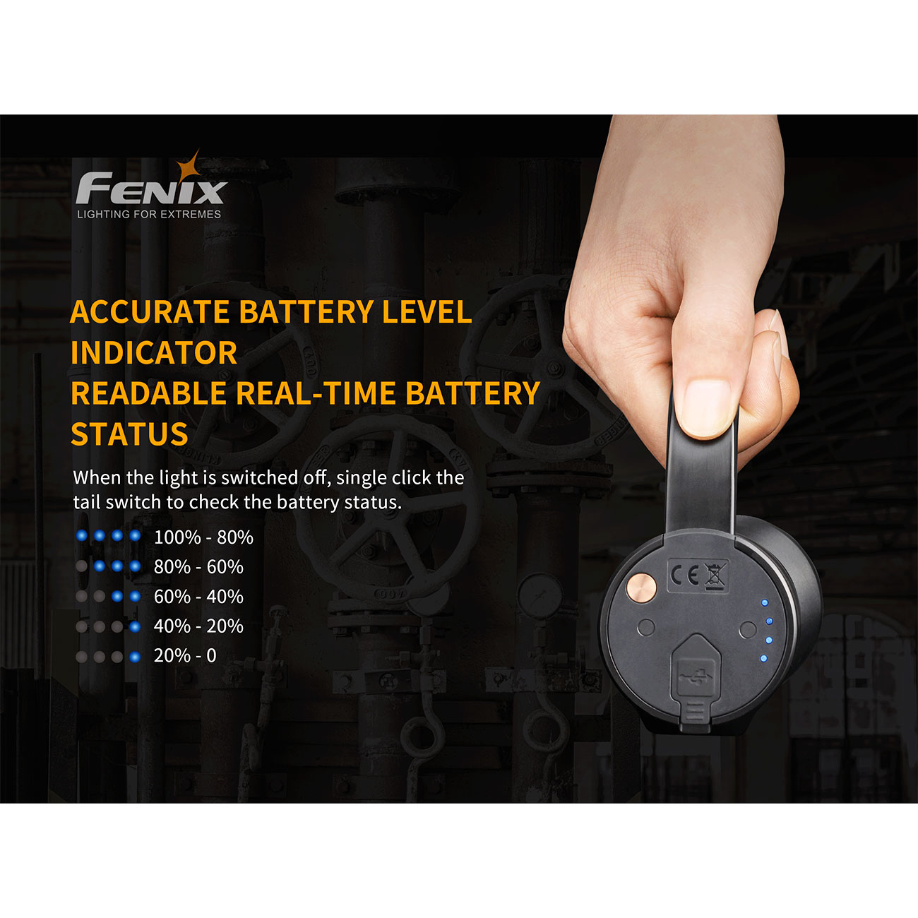 Fenix Handscheinwerfer WT50R multifunktional 3700 Lumen Bild 8