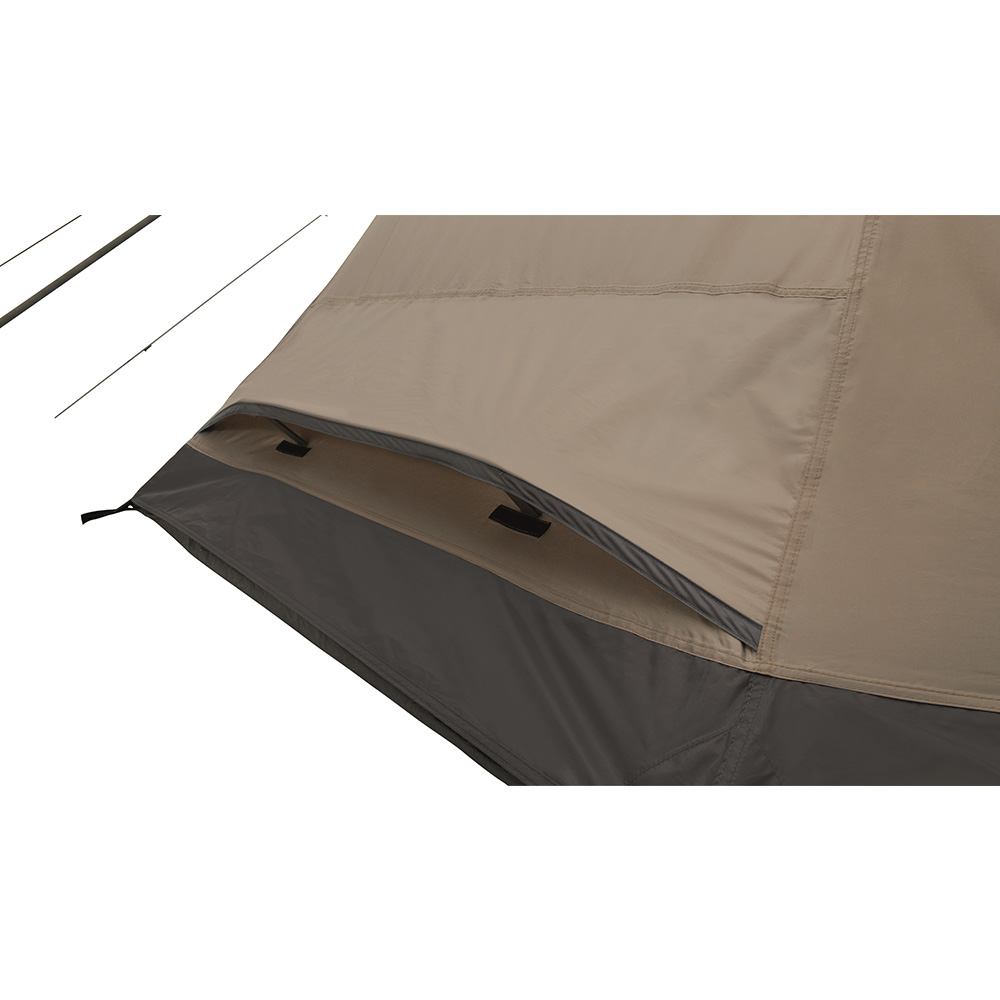 Easy Camp Familienzelt Moonlight Tipi fr max. 8 Personen grau/khaki Bild 4